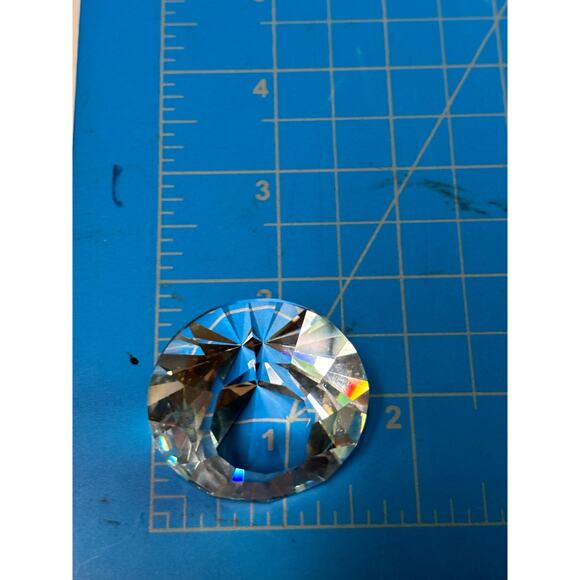 Swarovski Crystal SCS Round Diamond Paperweight Figure 1096758 A9100 NR 000 325 - Picture 4 of 5